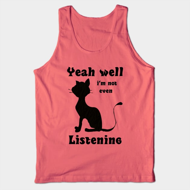 Funny Cute Cat Lovers Memes Tank Top by PlanetMonkey